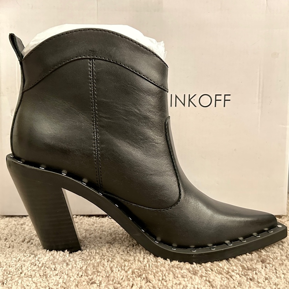 NWB - Rebecca Minkoff - Leather Boots w/ Studs, ‘Nanine’